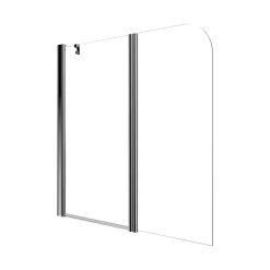 Mur au-dessus de la baignoire 1 porte fixe + 1 porte pivotante 140cm réversible