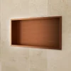 Niche de Douche Mural 63 x 33 cm - Rangement Salle de Bain en finition Cuivré - PACIFIC