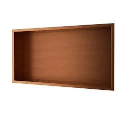 Niche de Douche Mural 63 x 33 cm - Rangement Salle de Bain en finition Cuivré - PACIFIC