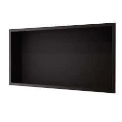 Niche de Douche Mural 63 x 33 cm - Rangement Salle de Bain en finition Noir Mat - PACIFIC