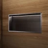 Niche de Douche Mural Éclairage Led 63 x 33 cm - Rangement Salle de Bain en finition Noir Métal - OCEANIC