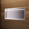 Niche de Douche Mural Éclairage Led 63 x 33 cm - Rangement Salle de Bain en finition Niquel Brossé - OCEANIC