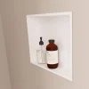 Niche de Douche Noir Satiné - 30x30 cm - Rangement Mural Salle de Bain - NOOK