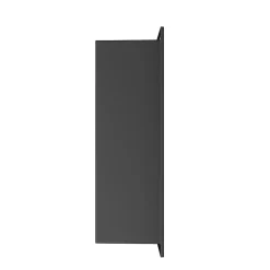 Niche inox SIRHONA 900x300x100mm - Encastrée + Bac à douche + Verticale/Horizontale + Noir mat