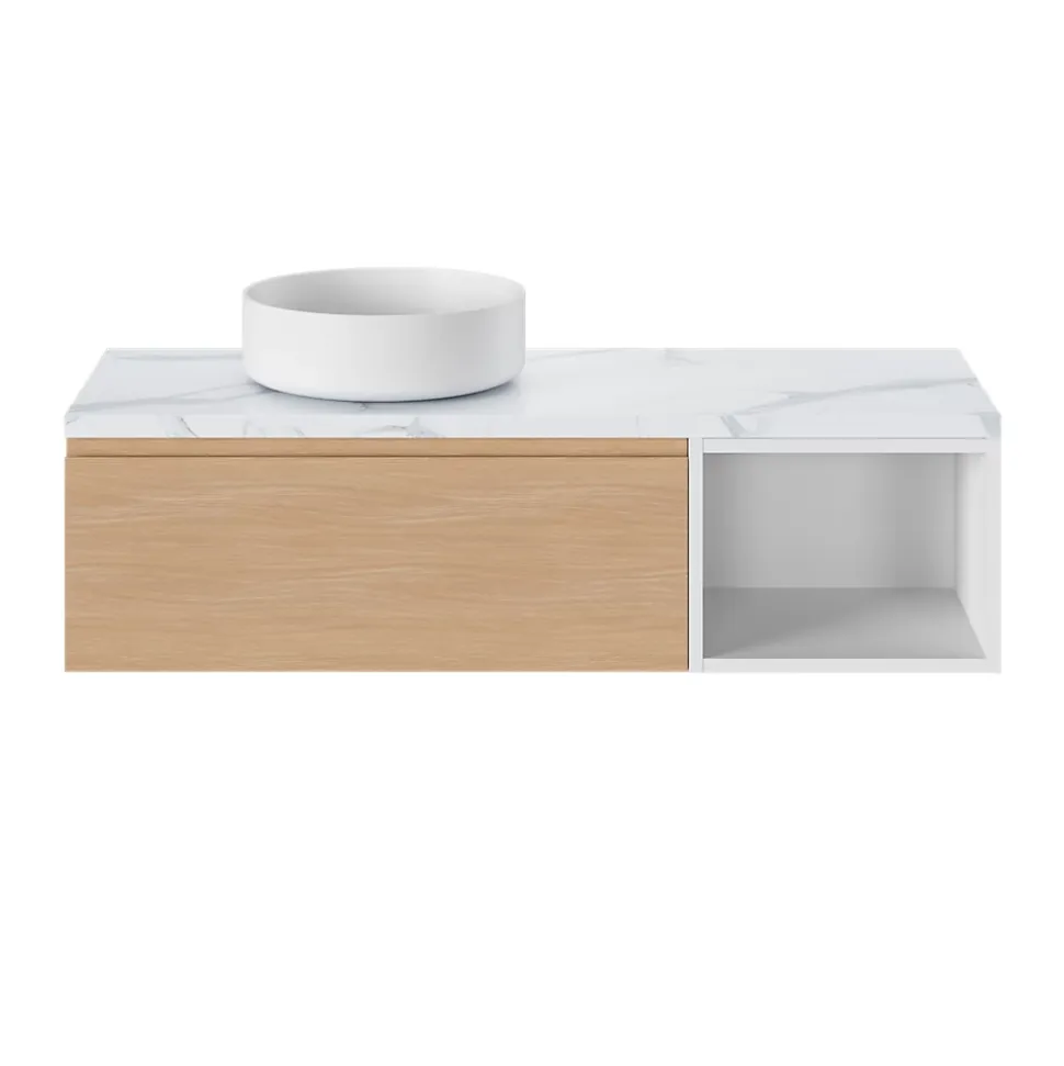Niche l.40 x H.30 x P.45 cm blanc mat Kentia