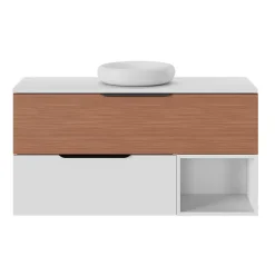 Niche l.40 x H.30 x P.45 cm blanc mat Kentia