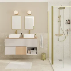 Niche l.40 x H.30 x P.45 cm blanc mat Kentia