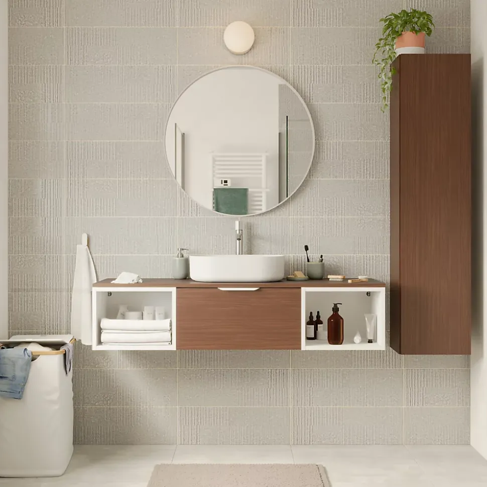 Niche l.40 x H.30 x P.45 cm blanc mat Kentia