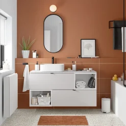 Niche l.40 x H.30 x P.45 cm blanc mat Kentia
