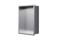 Niche murale de douche, étagère encastrable douche acier inox - 30x20x10cm - NT203010X Acier brossé