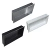 Niche murale de douche, étagère encastrable douche acier inox - 60x30x10cm - BS603010 Noir