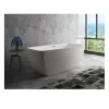 OCEANIC Baignoire ilot Stella - L.160 x I.75 x H.60 cm - En acrylique - Bonde a clapet - Blanc