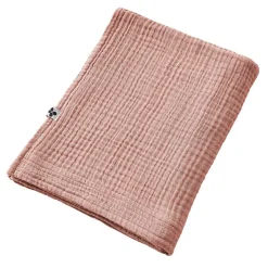 OUREA - Serviette de Bain 90x150cm Gaze de Coton Rose pêche