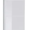 Ozem - Meuble haut salle de bain en mélaminé blanc L/H/P 37 / 77 / 23 cm