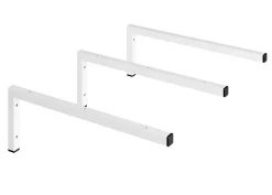 Pack 3 supports équerres pour plan de toilette T-BATH - blanc mat
