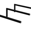 Pack 3 supports équerres pour plan de toilette T-BATH - noir mat