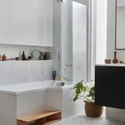 Pack baignoire bain douche 170 x 90 JACOB DELAFON Neo version droite + tablier de baignoire en angle