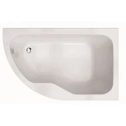 Pack Baignoire POP asymétrique 160x100 angle à droite avec tablier