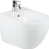 Pack Bidet suspendu céramique fixations invisibles+Bâti support SANINDUSA Sanibold 50 blanc (bidet + Bâti support)