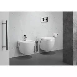 Pack Bidet suspendu céramique+Bâti support SANINDUSA Sanibold 50 blanc (bidet + Bâti support)