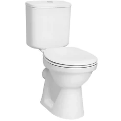 Pack blanc WC NORMUS complet avec réservoir 3/6L sortie horizontale - VITRA - 9780B003-0599