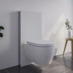 Pack complet WC suspendu Blanc 36x55x33cm (LxPxH) + Module sanitaire Blanc 48x11x100xm (LxPxH) - Garantie 5 ans