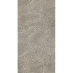 Pack de 2 panneaux muraux de salle de bains l.100 x H.255 cm, effet pierre taupe sablée, Schulte DécoDesign décor