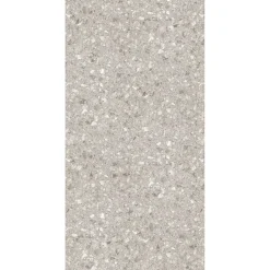 Pack de 2 panneaux muraux de salle de bains l.100 x H.210 cm, effet terrazzo greige, Schulte DécoDesign Softtouch