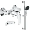 Pack douche mécanique Swift 2023 avec ensemble de douche Vitalio Comfort 110 et tablette en angle