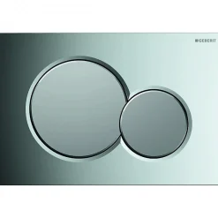 Pack Geberit UP320 + Cuvette sans bride KELOS Flush Gris Clair + Plaque Sigma Chromé Brillant