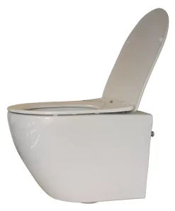 Pack Geberit UP320 + Cuvette sans bride KELOS Flush Blanc + Plaque Sigma Chromé Mat