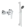 Pack mitigeur de douche Grohe Start 2021 avec ensemble de douche 2 jets GROHE chromé