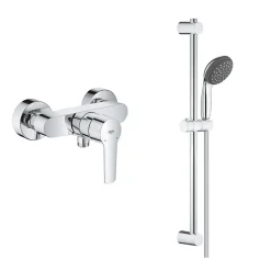 Pack mitigeur de douche Grohe Start 2021 avec ensemble de douche 2 jets GROHE chromé