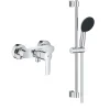 Pack mitigeur douche mécanique GROHE Start 2021 + ensemble de douche 2 jets GROHE Vitalio Start avec barre chromé