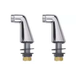 Pack mitigeur mécanique GROHE Swift avec colonnettes + Douchette 1 jet Vitalio Get Stick + Flexible 1750 mm