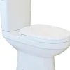 Pack WC à bride sortie horizontale, cuvette 39 cm, céramique blanche, frein de goulotte, chasse 3/6L, alimentation latérale