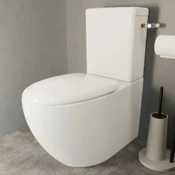 Pack WC à poser avec cuvette, abattant et réservoir, GoodHome Kentia