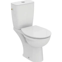 Pack WC à poser en céramique et thermodur, sortie horizontale, Ideal Standard Thirso