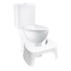 PACK WC à poser GROHE Bau Ceramic + Tabouret physiologique plastique Blanc