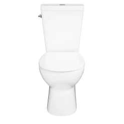 Pack WC à poser sans bord avec abattant déclipsable et frein de chute, sortie horizontale, NF, GoodHome Tasi