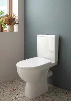 Pack WC à poser sans bride blanc Simiane Perline