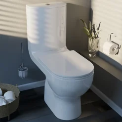 Pack WC à poser sans bride avec sortie verticale GoodHome Cavally