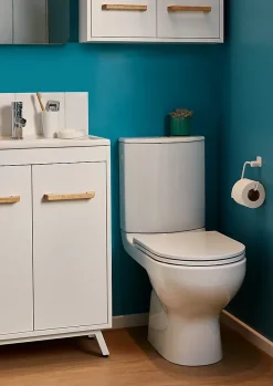 Pack WC à poser sans bride avec sortie verticale GoodHome Cavally