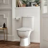 Pack WC à poser sans bride, sortie horizontale, abattant extra-plat, blanc, Jacob Delafon Louis