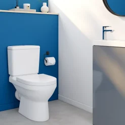 Pack WC à poser sans bride sortie horizontale Villeroy & Boch Direct Flush NF