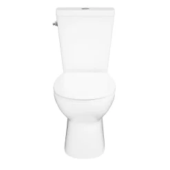 Pack WC à poser sans bride avec abattant déclipsable et frein de chute, sortie verticale, NF, GoodHome Tasi