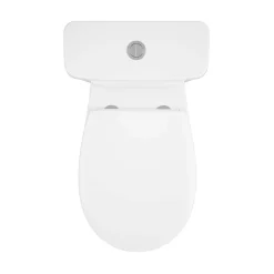 Pack WC à poser sans bride avec abattant déclipsable et frein de chute, sortie verticale, NF, GoodHome Tasi