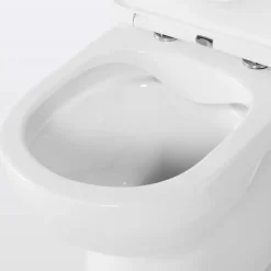 Pack WC à poser surélevé sans bride avec sortie horizontale GoodHome Cavally