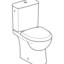 Pack WC au sol compact complet RENOVA sortie multidirectionnelle - GEBERIT - 501.859.00.1