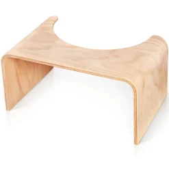 PACK WC avec bride à poser GROHE Bau Ceramic + Tabouret physiologique Bois